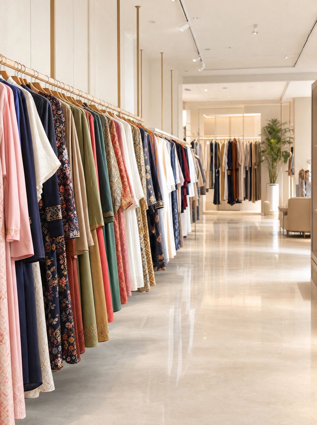 Wholesale showroom aisle